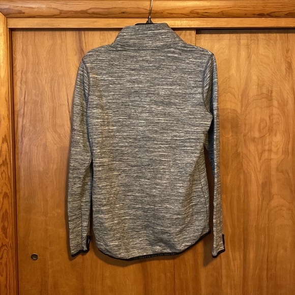 Pink By Victoria's Secret Heathered Gray 1/4 Zip Sweatshirt - Picture 4 of 4